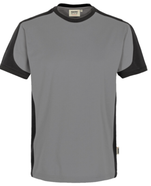 Hakro Herren T-Shirt Contrast 290 Mikralinar titan/anthrazit L