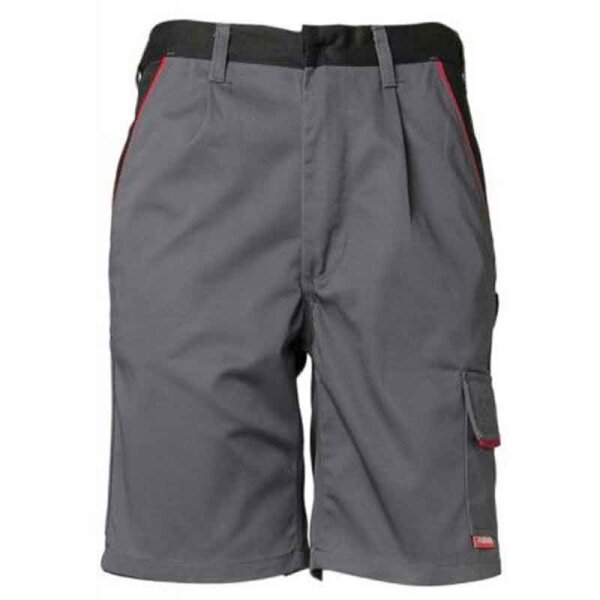 Planam Highline Arbeits Shorts schiefer/schwarz/rot XL