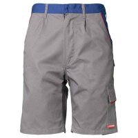 Planam Highline Arbeits Shorts zink/kornblau/rot L