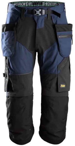 Snickers Piratenhose FlexiWork Holstertaschen 6905 marine/schwarz 58