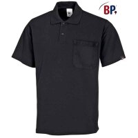 BP Poloshirt für Sie und Ihn 1612 Mischgewebe Schwarz M