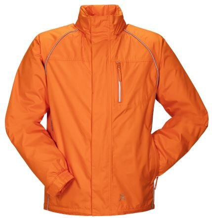 Planam Monsun Jacke - atmungsaktiv, wasserdicht, Nähte hinterklebt orange 3XL