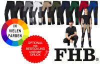 FHB Arbeitshose MIO 123120 in 10 verschiedenen Farben