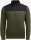 FHB Zip-Sweatshirt ROB 821120 in 10 verschiedenen Farben oliv-schwarz L