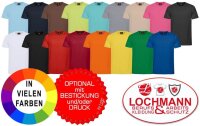 T-Shirt rundhals 1400 in 17 verschiedenen Farben