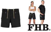 FHB Zunft-Shorts JO 10032 Rips-Moleskin schwarz