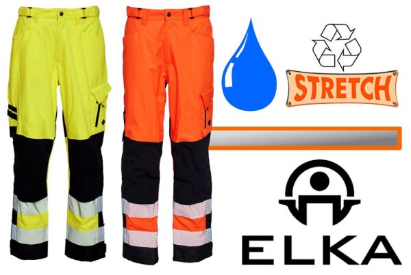 ELKA Visible Xtreme Recycelt Warnschutz Bundhose 182403R