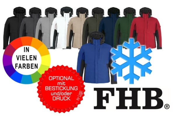 FHB Winterjacke PrimaLoft GEORG 80101 in 10 verschiedenen Farben